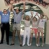 Chevy Chase, Beverly D'Angelo, John Candy, Anthony Michael Hall, and Dana Barron in National Lampoon's Vacation (1983)