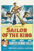 Jeffrey Hunter and Wendy Hiller in Sailor of the King (1953)