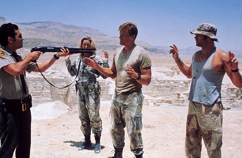 Dolph Lundgren, Sherri Alexander, and Nathan Ravitz in The Last Patrol (2000)