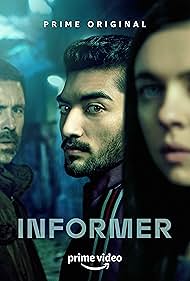 Paddy Considine, Bel Powley, and Nabhaan Rizwan in Informer (2018)