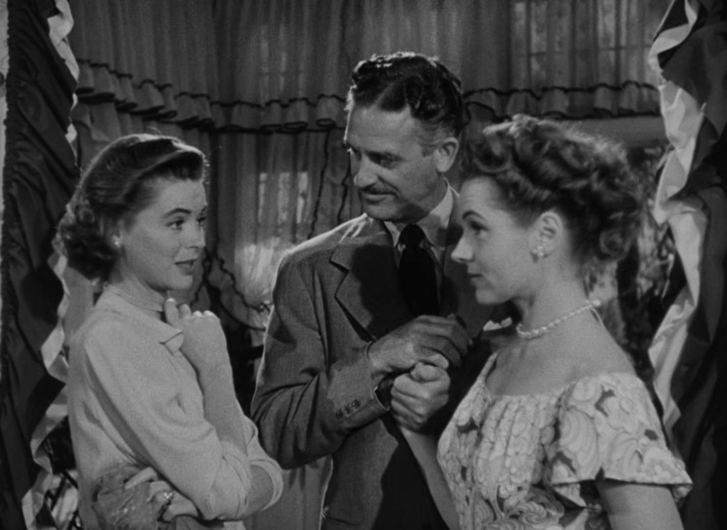 Dorothy McGuire, Frank Wilcox, and Jane Wyatt in Gentleman's Agreement (1947)