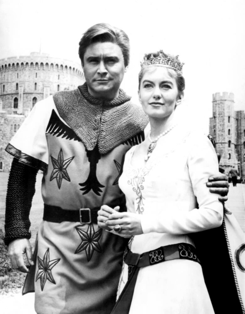 Ronald Lewis and Janette Scott in Siege of the Saxons (1963)