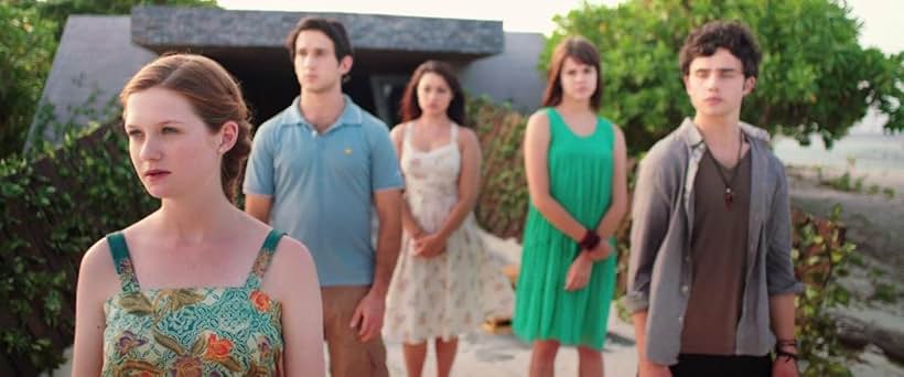 Bonnie Wright, Maia Mitchell, Toby Sebastian, Darius Homayoun, and Chanelle Bianca Ho in After the Dark (2013)