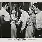 Tony Curtis, Argentina Brunetti, Richard Monda, Marisa Pavan, and Gilbert Roland in The Midnight Story (1957)