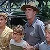 Kurt Russell, Rickey Kelman, Fred MacMurray, and Dean Moray in Follow Me, Boys! (1966)