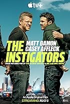 Matt Damon and Casey Affleck in The Instigators (2024)