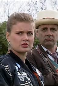 Sophie Aldred and Sylvester McCoy in Battlefield: Part One (1989)