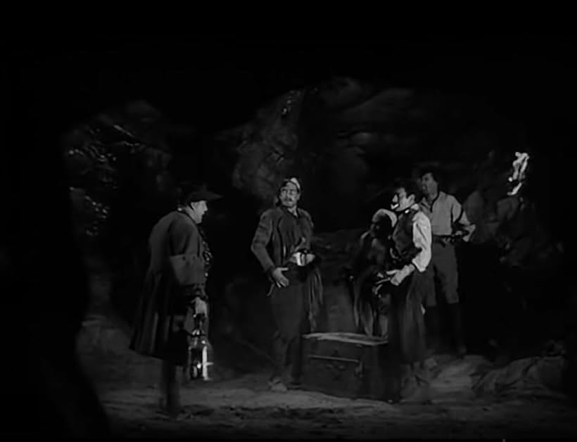 John Carradine, Charles Laughton, Abner Biberman, Sheldon Leonard, and Gilbert Roland in Captain Kidd (1945)