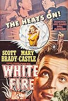 Scott Brady and Mary Castle in White Fire (1953)