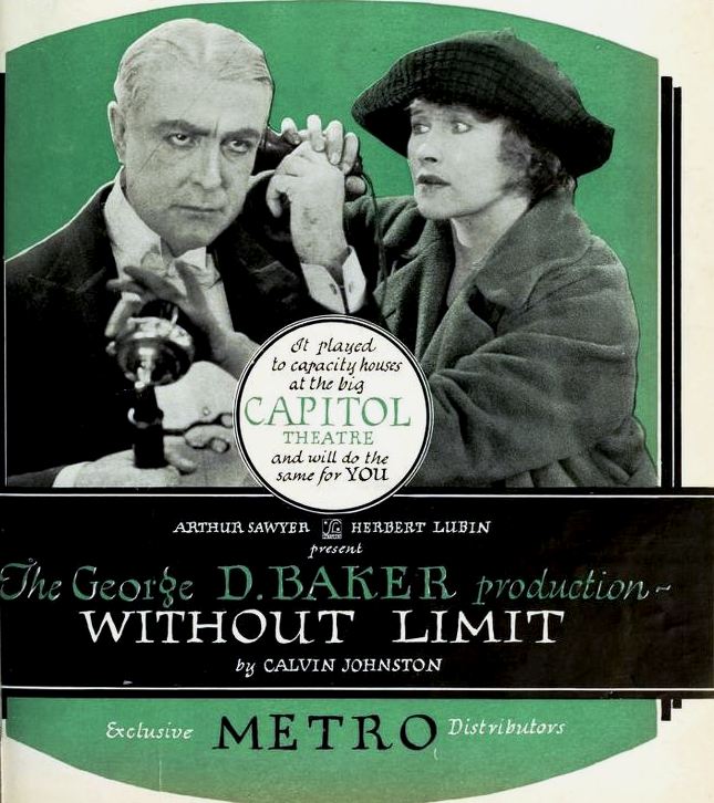 Charles Lane and Anna Q. Nilsson in Without Limit (1921)