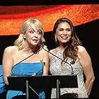 Presenting with Wendi McClendon-Covey at the 2024 Annie Awards