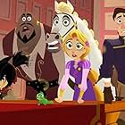 Mandy Moore, Zachary Levi, James Monroe Iglehart, Ruby Jay, and Vivian Vencer in Who's Afraid of the Big, Bad Wolf? (2019)