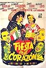 Antonio Aguilar, Fernando Casanova, Sonia Furió, Flor Silvestre, Verónica Loyo, and Amalia Mendoza in Fiesta en el corazón (1958)