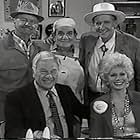 Eddie Albert, Eva Gabor, Pat Buttram, Sid Melton, and Alvy Moore in Green Acres, We Are There: Nick at Nite's TV Talk Show (1989)