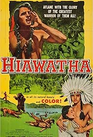 Yvette Duguay and Vince Edwards in Hiawatha (1952)