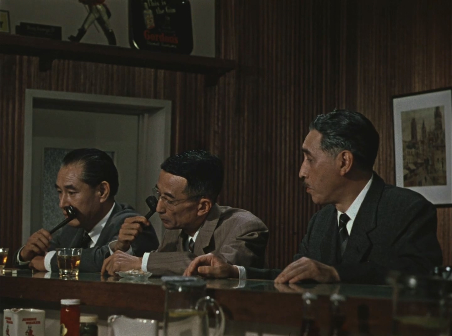 Ryûji Kita, Nobuo Nakamura, and Shin Saburi in Late Autumn (1960)