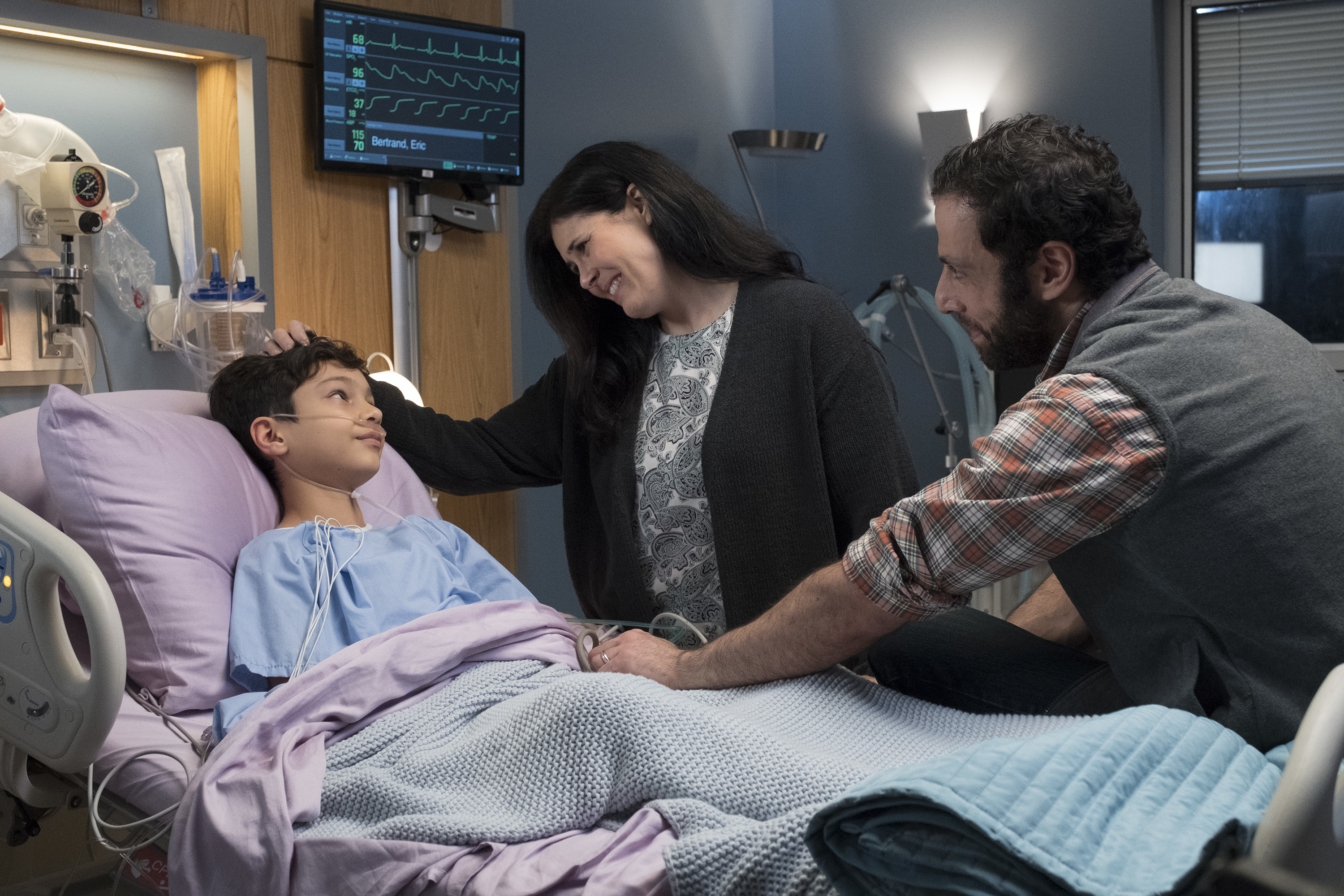 Medina Hahn, Pasha Ebrahimi, and Nicholas Sean Johnny in The Good Doctor (2017)