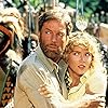 Sharon Stone and Richard Chamberlain in King Solomon's Mines (1985)