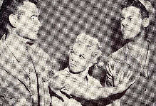 Jimmy Lloyd, Tom Neal, and Jean Porter in G.I. Jane (1951)