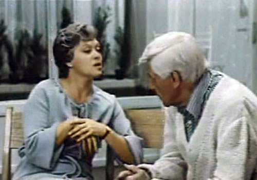 Alisa Freyndlikh and Igor Vladimirov in Staromodnaya komediya (1979)