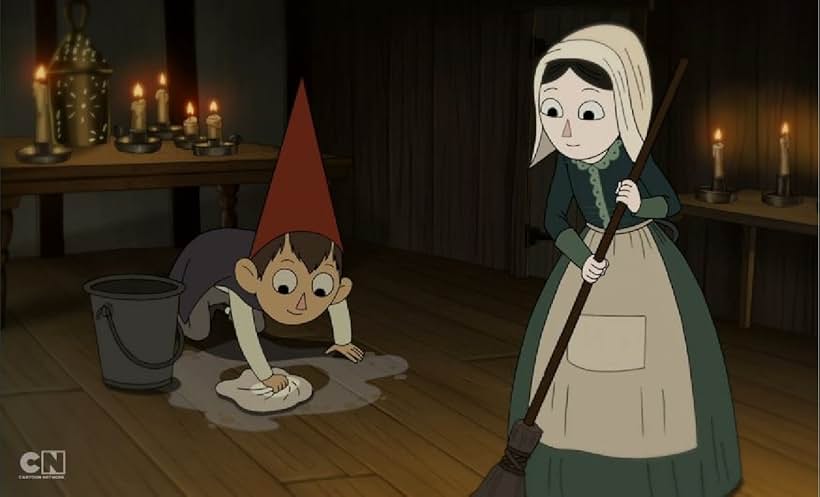 Elijah Wood and Shannyn Sossamon in Over the Garden Wall (2014)