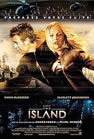 Ewan McGregor and Scarlett Johansson in The Island (2005)