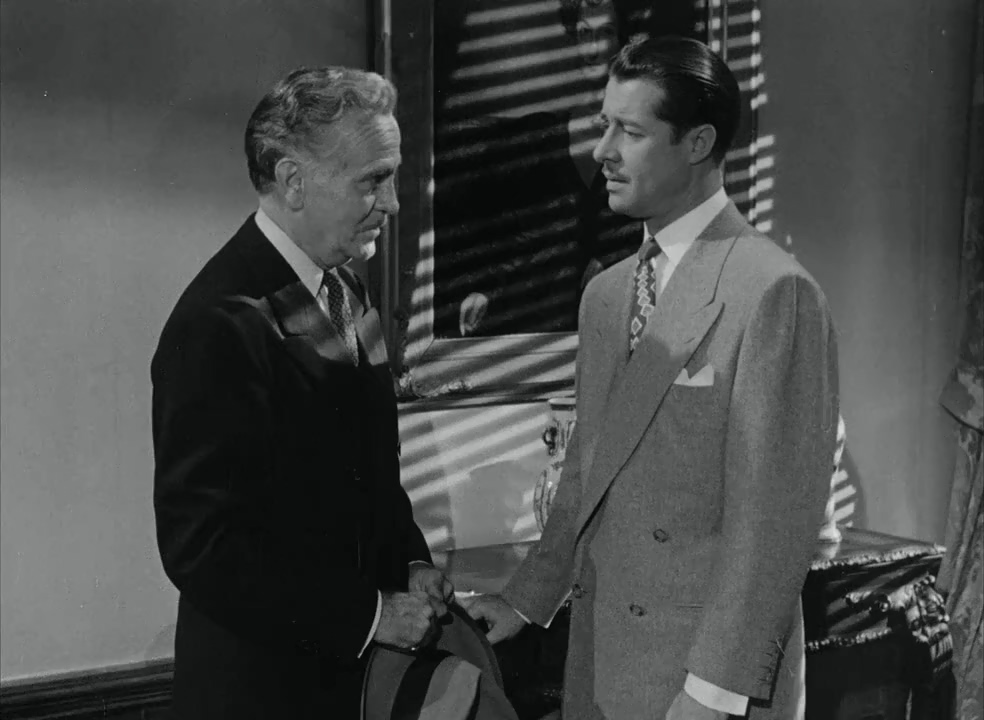 Don Ameche and Ralph Morgan in Sleep, My Love (1948)