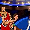 Bumper Robinson, Tyrus, Anthony Carelli, and A.J. Mendez in Scooby-Doo! WrestleMania Mystery (2014)