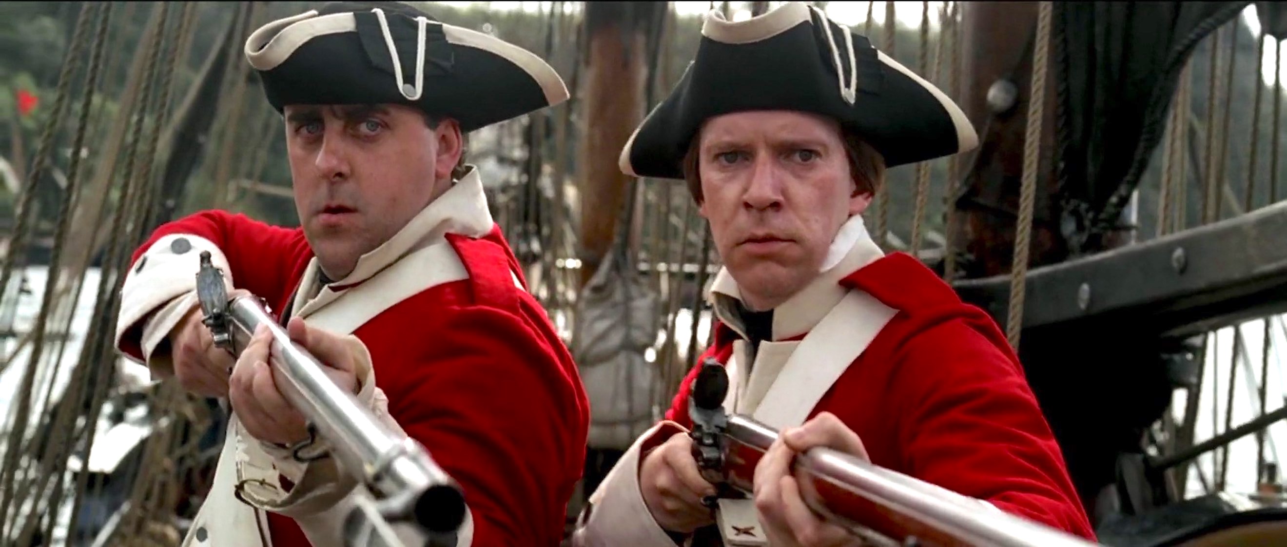 Angus Barnett and Giles New in Pirates of the Caribbean: The Curse of the Black Pearl (2003)