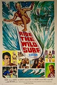 Barbara Eden, Shelley Fabares, Tab Hunter, Fabian, and Peter Brown in Ride the Wild Surf (1964)