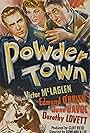 Dorothy Lovett, Victor McLaglen, and Edmond O'Brien in Powder Town (1942)