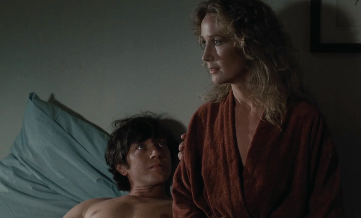 Brigitte Fossey and Bernard Giraudeau in The Party (1980)