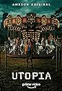 Dan Byrd, Jessica Rothe, Desmin Borges, Farrah Mackenzie, Ashleigh LaThrop, Sasha Lane, and Javon 'Wanna' Walton in Utopia (2020)