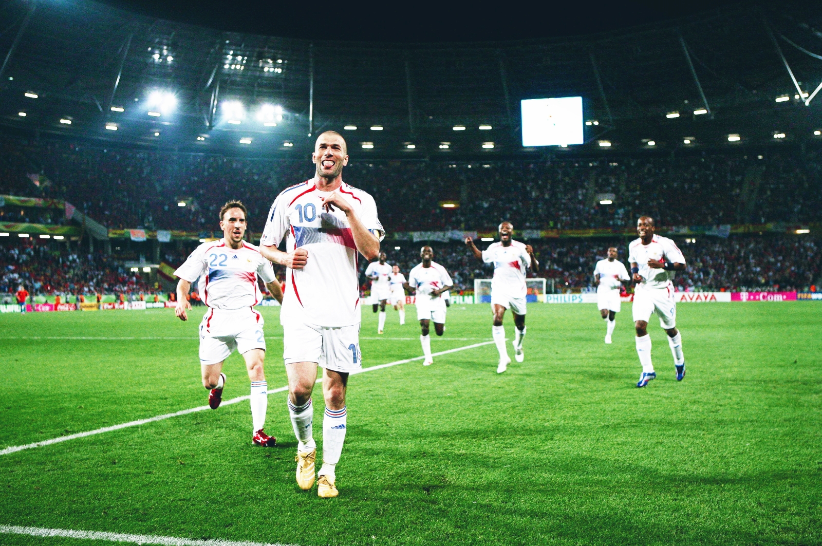 Zinédine Zidane and Franck Ribéry in 2006 FIFA World Cup Germany (2006)