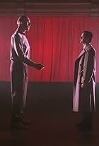 Kyle MacLachlan and Carel Struycken in Twin Peaks (1990)