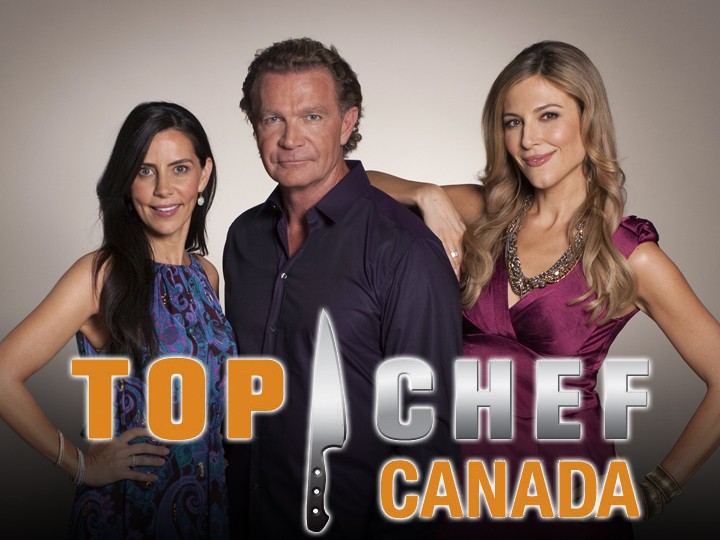 Thea Andrews, Mark McEwan, and Shereen Arazm in Top Chef Canada (2011)