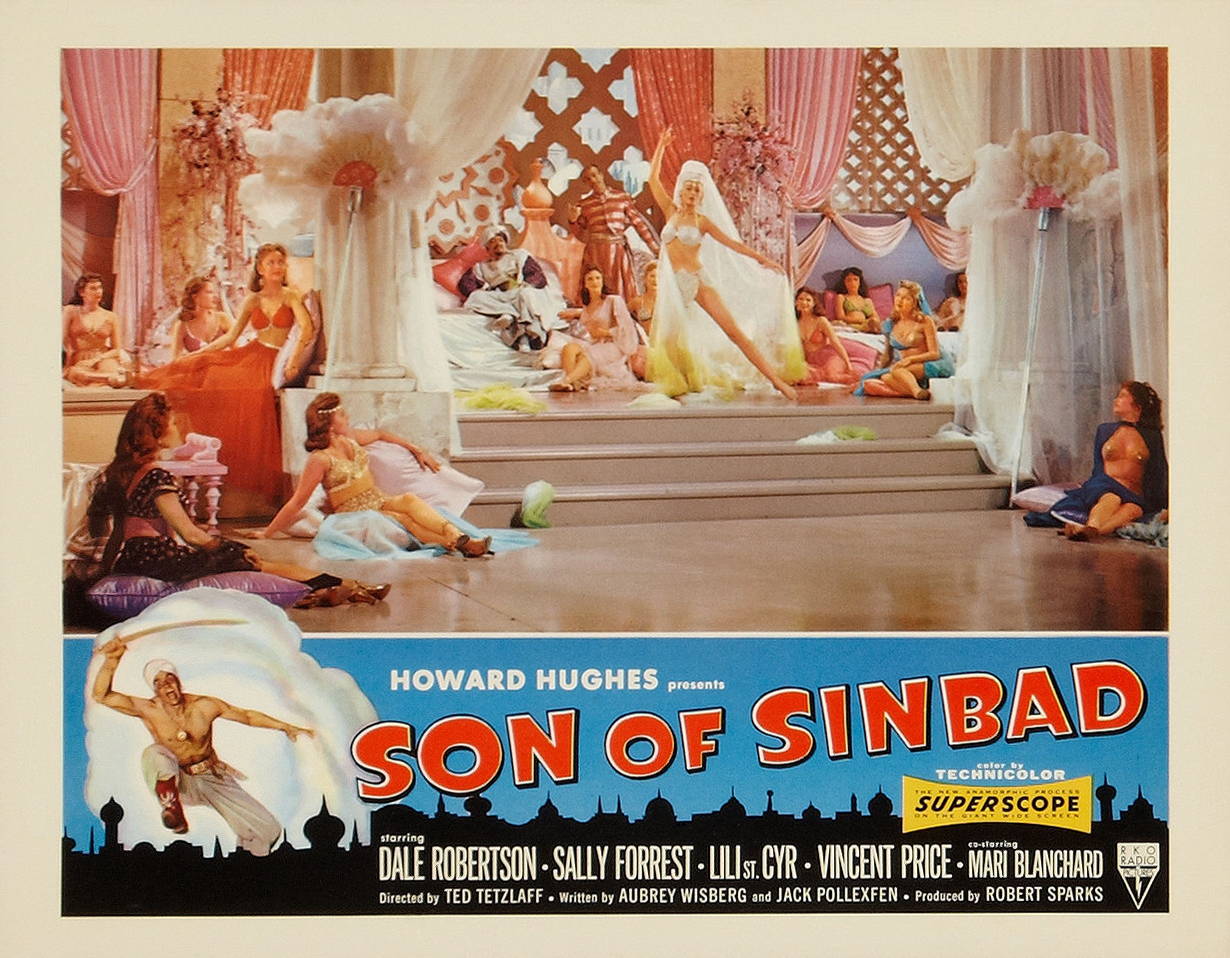 Suzanne Alexander, Charlotte Alpert, Suzanne Ames, Roxanne Arlen, Joanne Arnold, Leon Askin, Bobette Bentley, Carol Brewster, Shirley Buchanan, Gwen Caldwell, Anna Lee Carroll, Sue Casey, Helen Chapman, Jane Easton, Jay Novello, Lili St. Cyr, Patricia Channing, and Connie Cane in Son of Sinbad (1955)