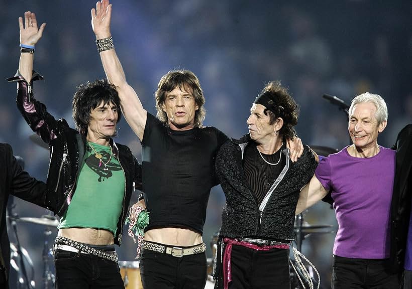 Mick Jagger, Keith Richards, Charlie Watts, and Ronnie Wood at an event for Super Bowl XL Halftime Show (2006)