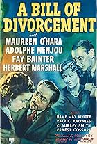 Maureen O'Hara, Herbert Marshall, Fay Bainter, and Adolphe Menjou in A Bill of Divorcement (1940)