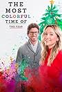 Christopher Russell and Katrina Bowden in The Most Colorful Time of the Year (2022)