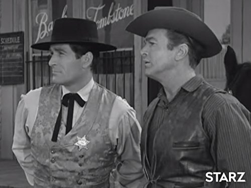 Warde Donovan and Hugh O'Brian in The Life and Legend of Wyatt Earp (1955)