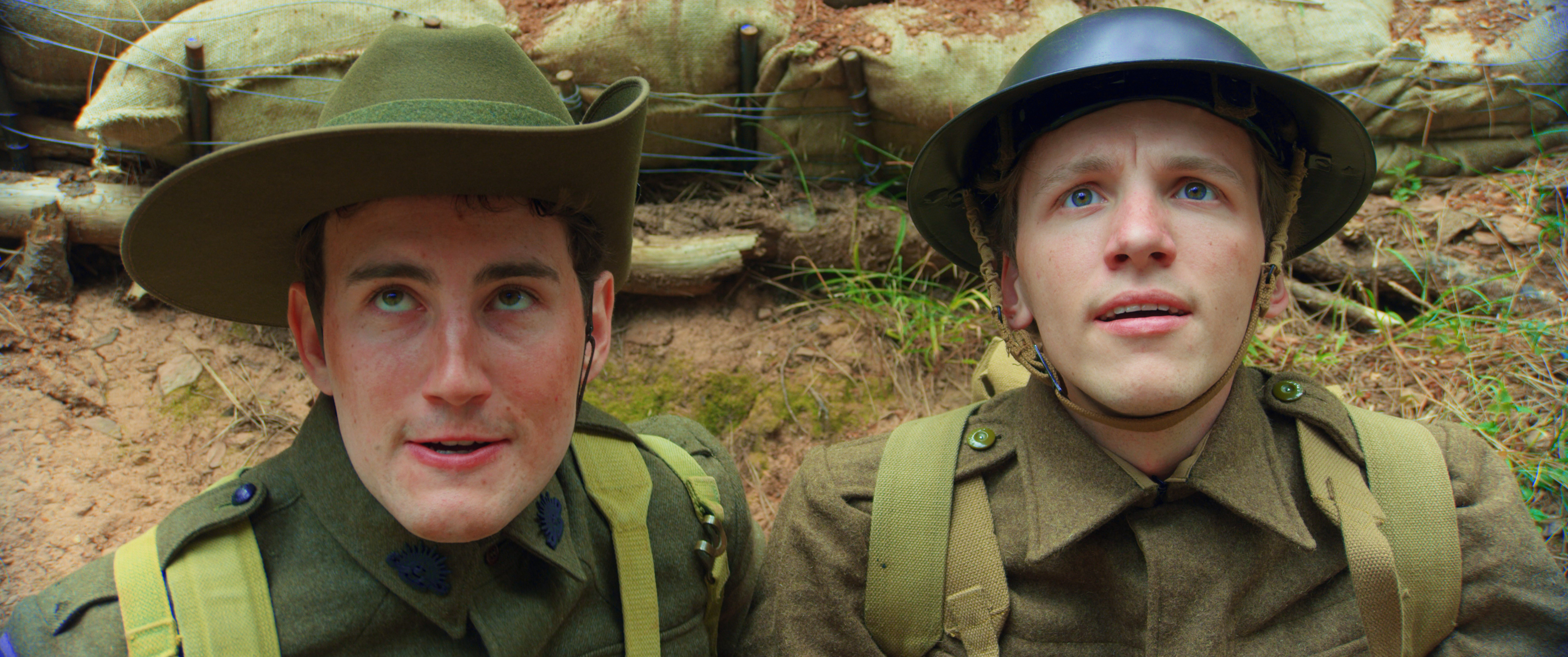 Will Cox and Cameron McKinnon in The Bugler's Call (2018)