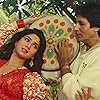 Amitabh Bachchan and Meenakshi Sheshadri in Akayla (1991)