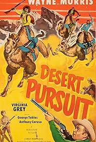 Virginia Grey and Wayne Morris in Desert Pursuit (1952)