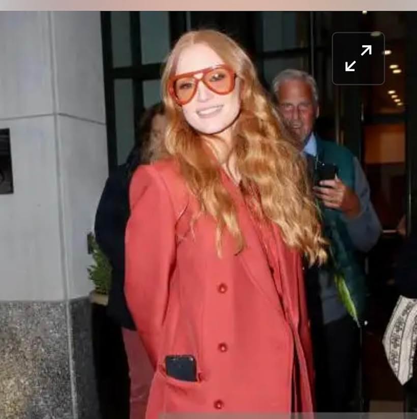 Jessica chastain with Tom Johnson