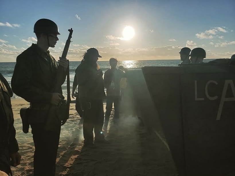 Brandon Root, Weston Cage Coppola, Jesse Kove and Mike Manning in D-Day: Battle of Omaha Beach