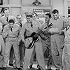 Maurice Brenner, Bernard Fein, Mickey Freeman, Tom Gilson, Maurice Gosfield, Jack Healy, Harvey Lembeck, Allan Melvin, and Phil Silvers in The Phil Silvers Show (1955)