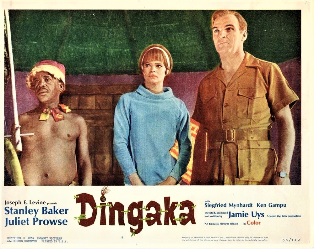 Stanley Baker and Juliet Prowse in Dingaka (1964)