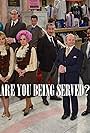 John Challis, Sherrie Hewson, Jason Watkins, Niky Wardley, Mathew Horne, Justin Edwards, Jorgie Porter, and Kayode Ewumi in Are You Being Served? (2016)