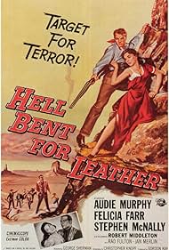 Audie Murphy, Felicia Farr, and Stephen McNally in Hell Bent for Leather (1960)